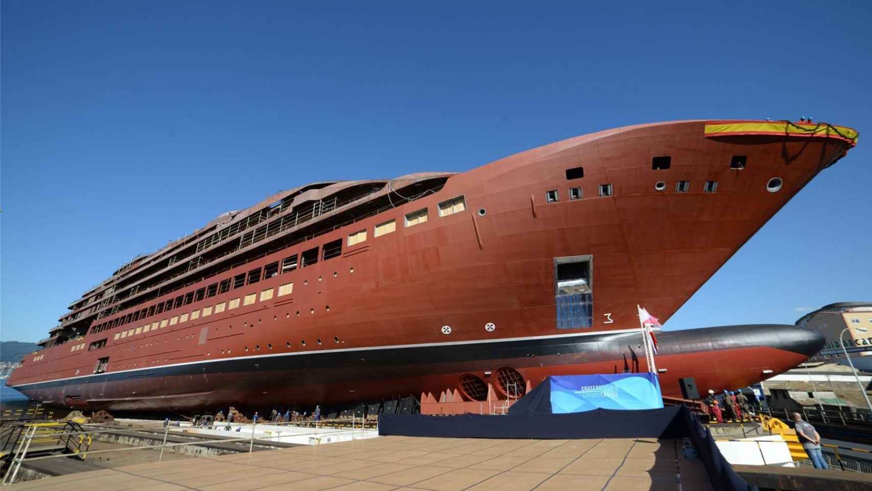 El megayate para cruceros de lujo 'The Ritz-Carlton Yacht Collection', otro de los proyectos internacionales de ingeniería naval de la española Ghenova.