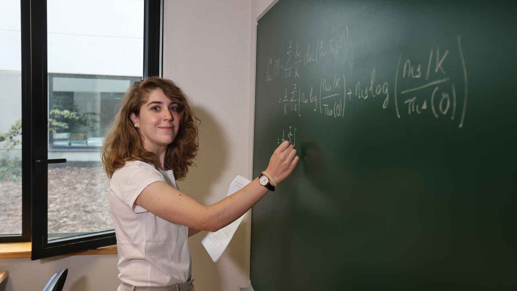 La matemática Elena Castilla.