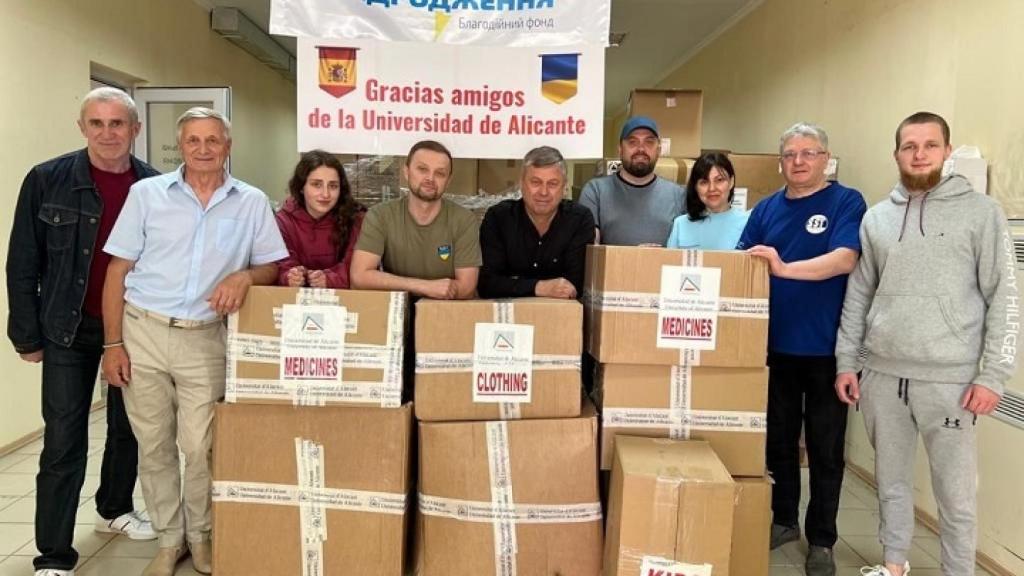 Las autoridades de Ucrania agradecen la ayuda recibida y el apoyo en el campus de Alicante.