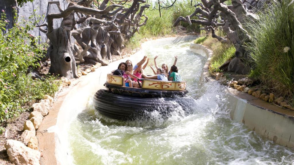 Rápidos de Argos, una de las atracciones de Terra Mítica.