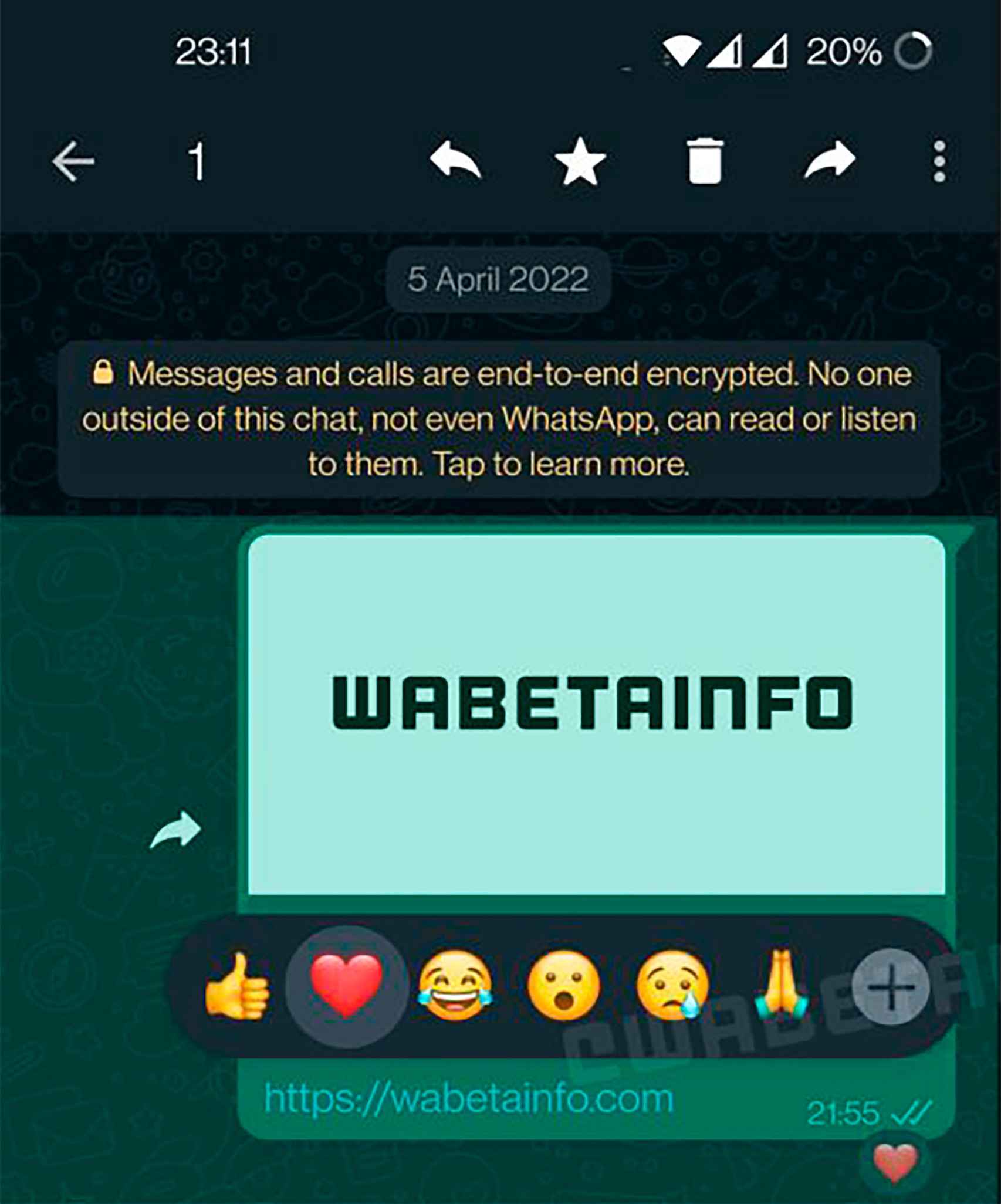 El nuevo botón para modificar los emojis en WhatsApp