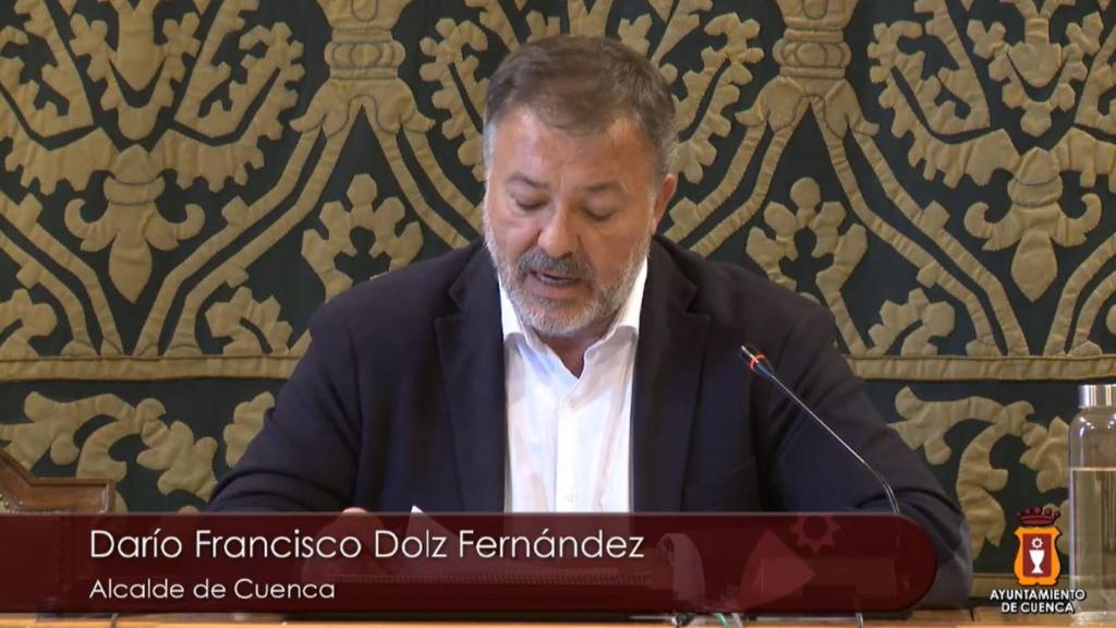 El alcalde de Cuenca, Darío Dolz, en el Debate del Estado del Municipio.