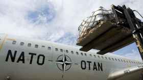 Imagen de archivo de un avión de la OTAN.