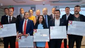 Recogida del premio Pyme 2022 en la Cámara de Comercio de Santiago