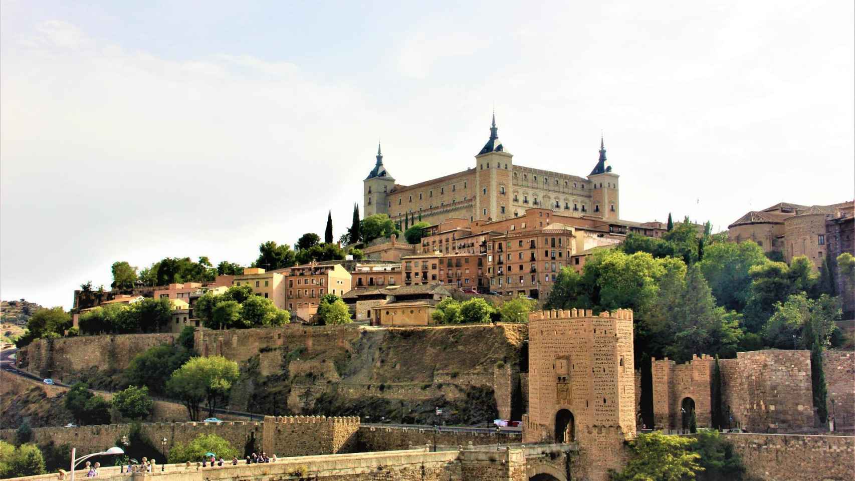 Vista panorámica del Alcázar de Toledo