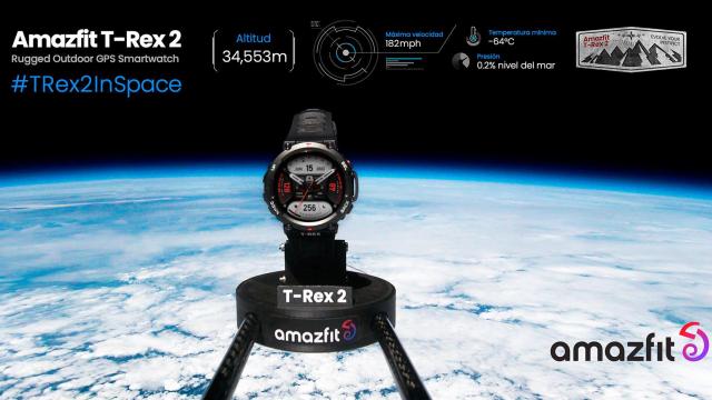 Amazfit T-Rex 2 vuela al espacio para volver a la Tierra totalmente ileso