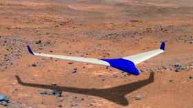 Un planeador sobre la superficie de Marte