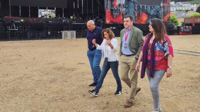 Román Rodríguez, visita el Resurrection Fest, en Viveiro.