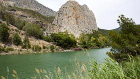 El Chorro, una piscina natural en la provincia de Málaga.