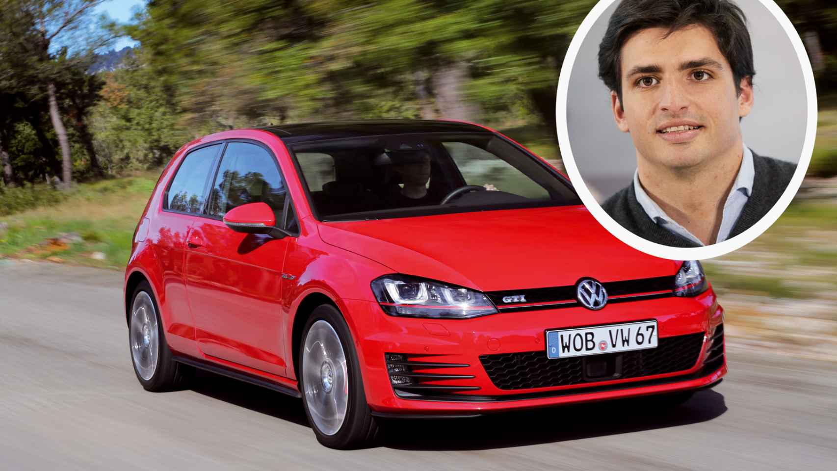 Los coches de ‘calle’ de Carlos Sainz: del Volkswagen Golf y el Renault Mégane a los Ferrari más potentes