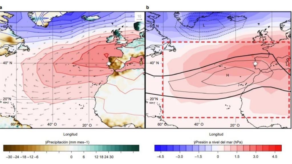 La sequía creada por la expansión del anticiclón de las Azores.