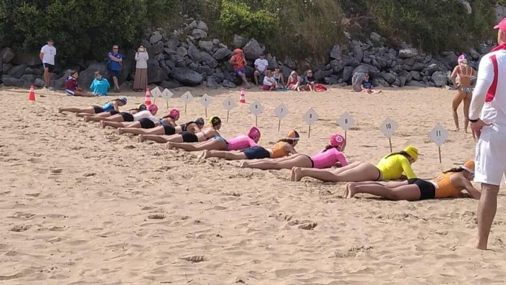 Socorristas de Castilla y León en la Copa de España de Playa