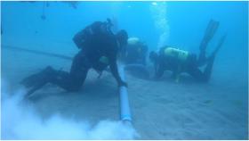 La Unidad de Buceo de Ferrol participa en la intervención del galeón San Giacomo di Galizia