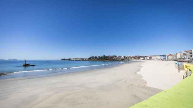 Playa del Silgar en Sanxenxo.