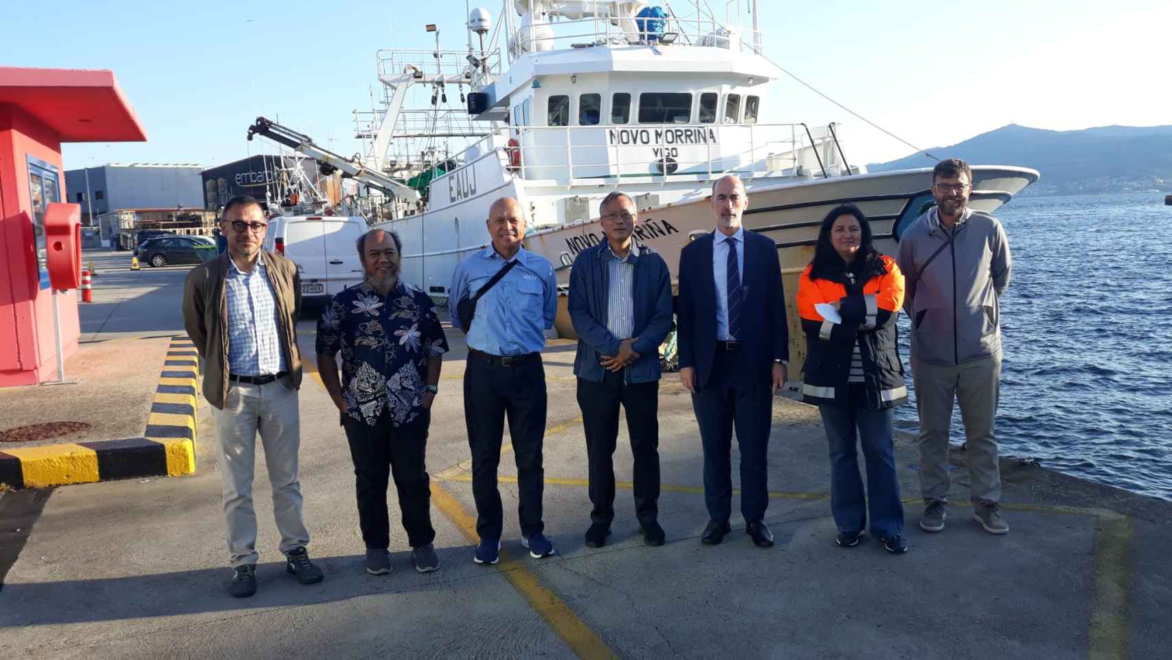 Visita de una delegación del Gobierno de Indonesia al Puerto de Vigo