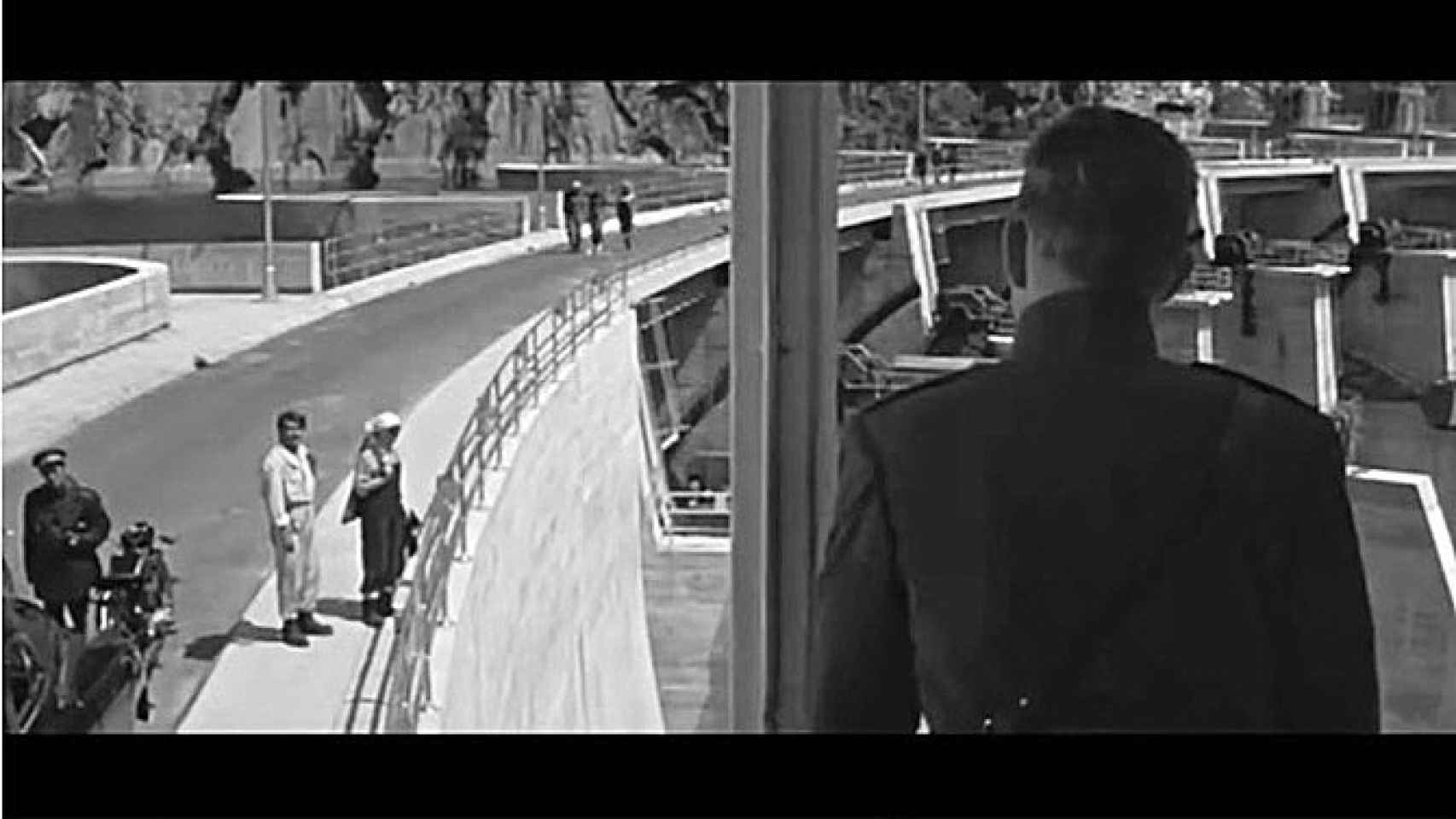 Fotografías originales del rodaje de 'Doctor Zhivago' en la presa de Aldeadávila