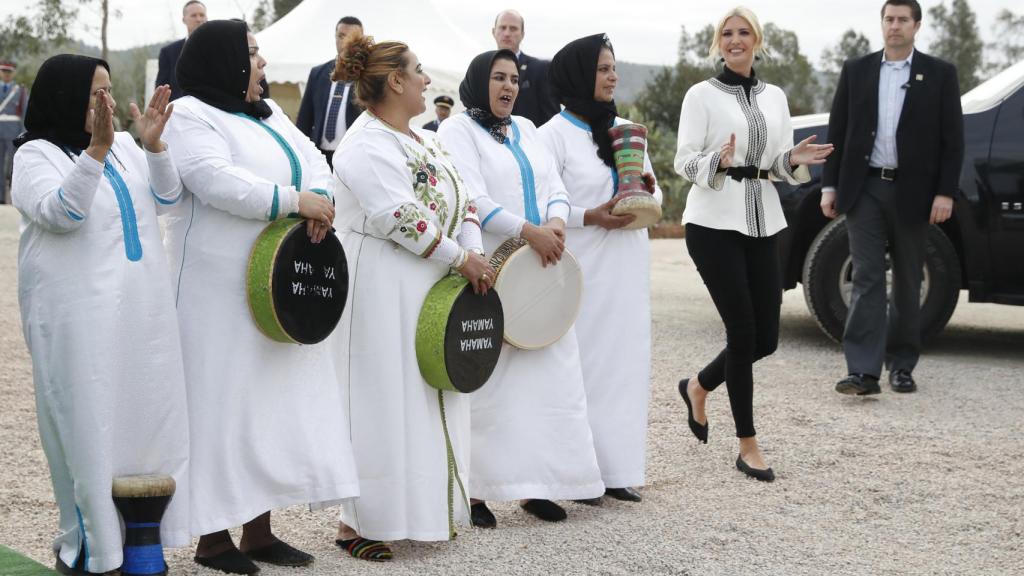 La hija de Donald Trump en Marruecos en 2019.