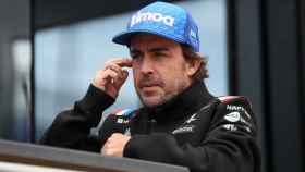 Fernando Alonso en el Gran Premio de Gran Bretaña de Fórmula 1