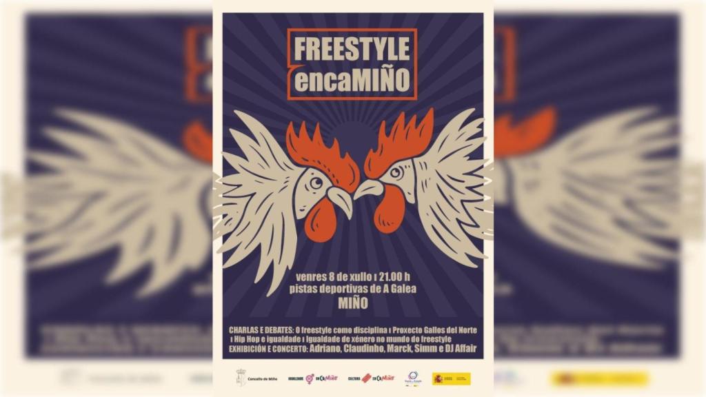 Cartel del ‘Freestyle encaMiño’.