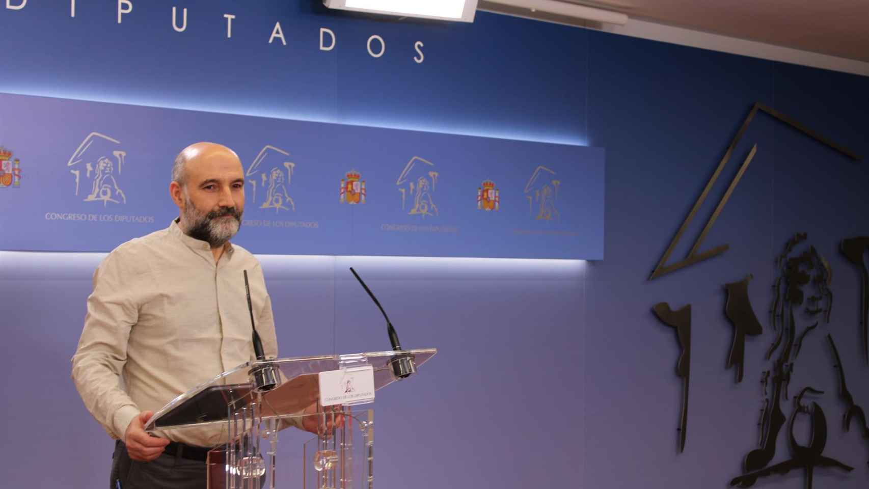 Néstor Rego en el Congreso.