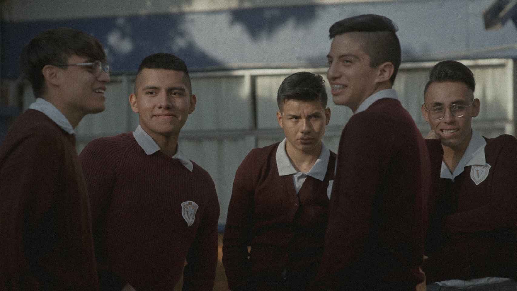 Los alumnos del Colegio Villaseñor de la película