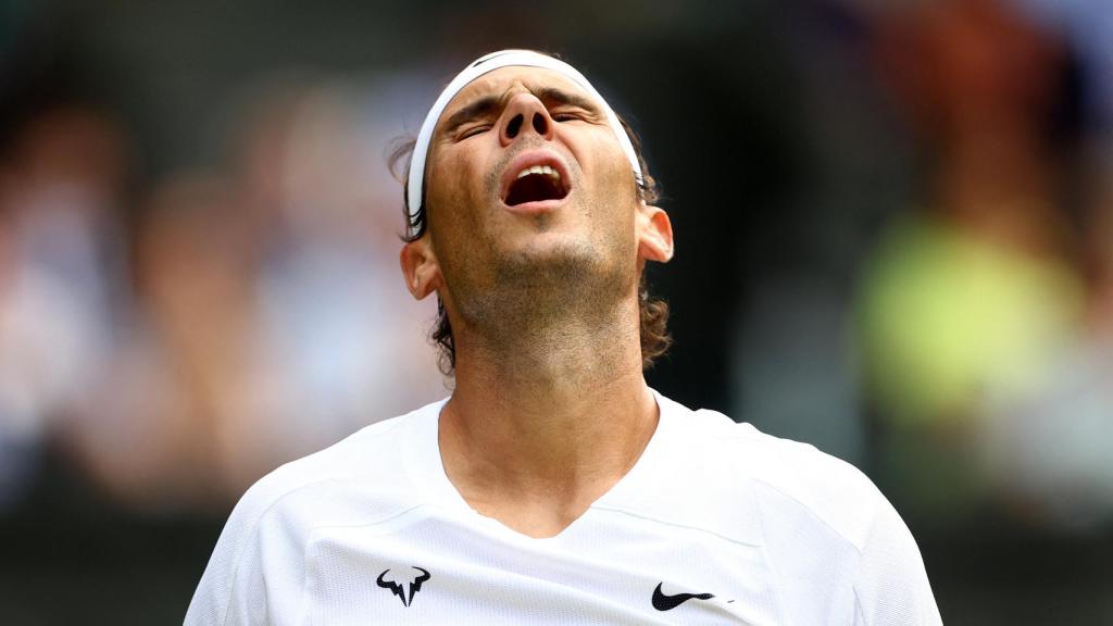 Rafa Nadal, durante el partido de cuartos