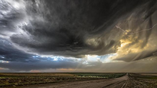 Imagen de archivo de una tormenta.