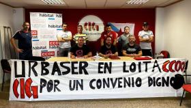 Empleados de Urbaser convocan una huelga indefinida en Santiago desde el 18 de julio para lograr un convenio justo