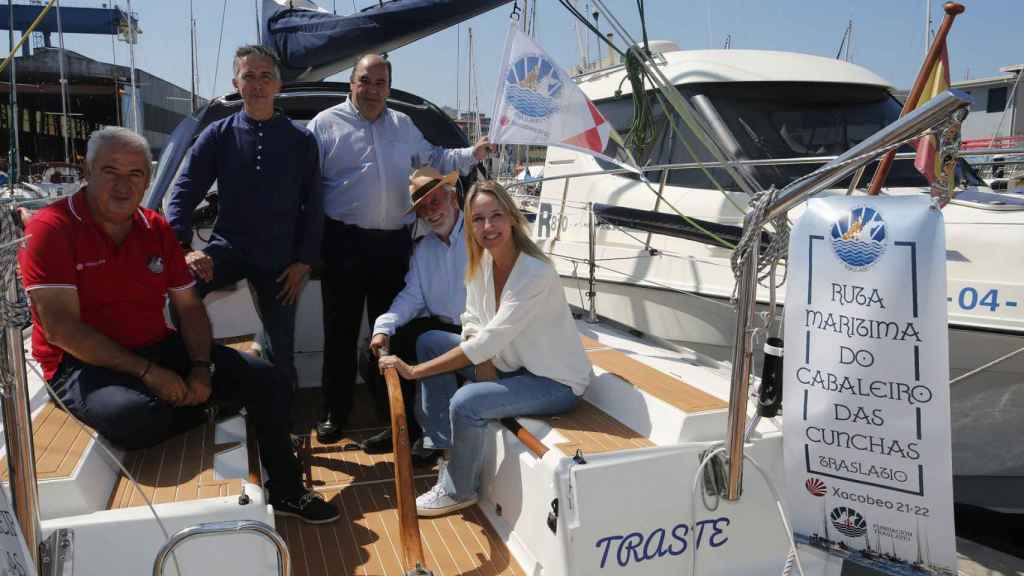 Presentación de la ruta marítima ‘Cabaleiro das Cunchas’ en Vigo.