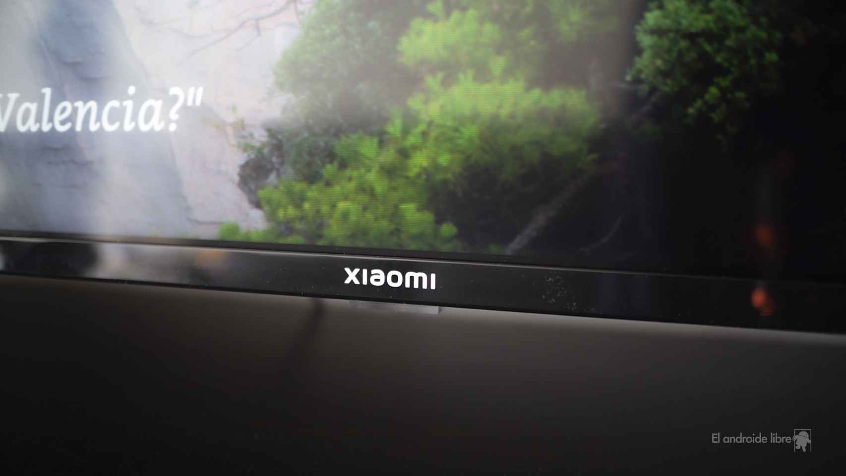 Logo de Xiaomi en la Xiaomi TV F2