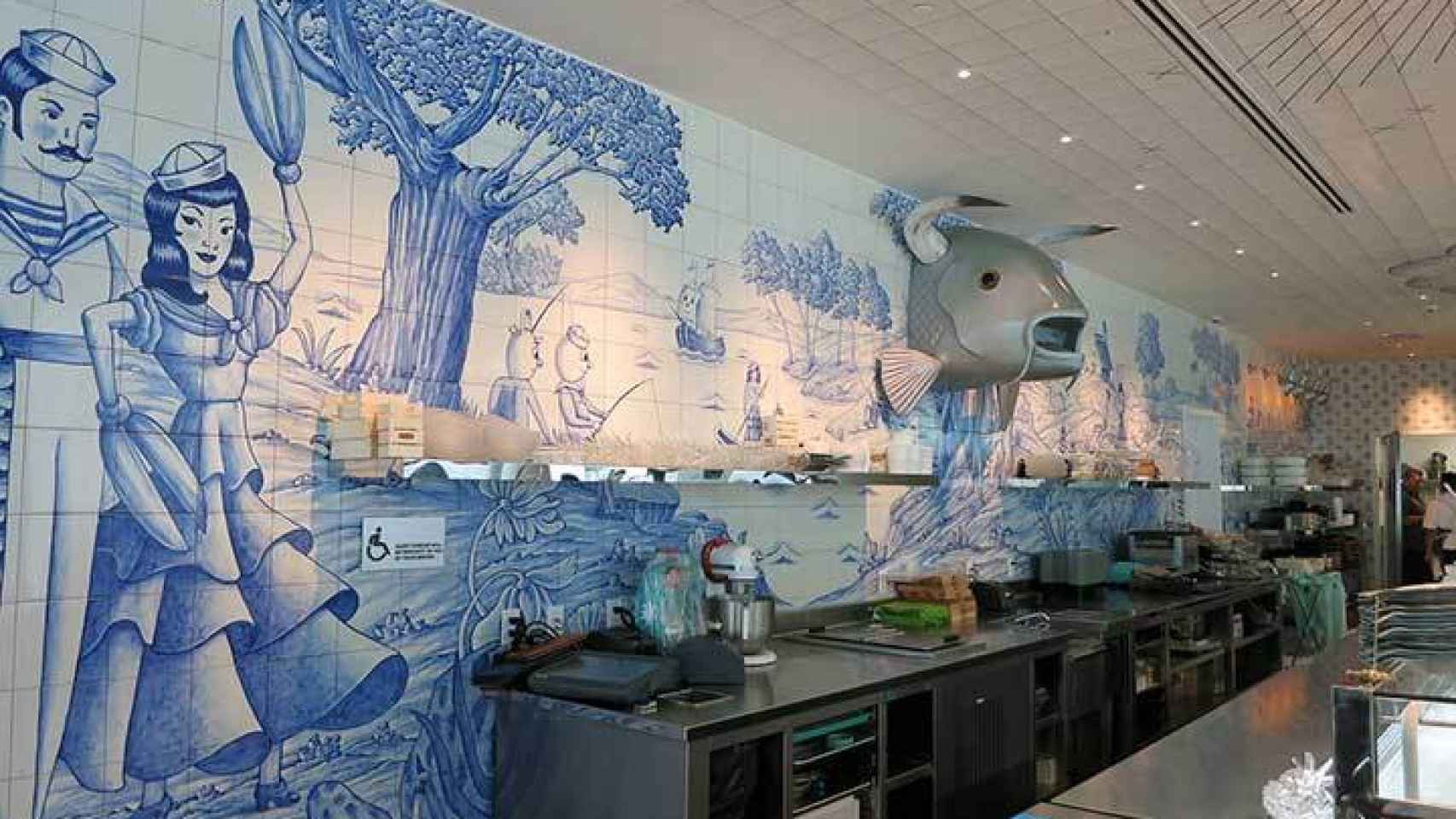 Restaurante de José Andrés en Miami decorado con cerámica de Talavera