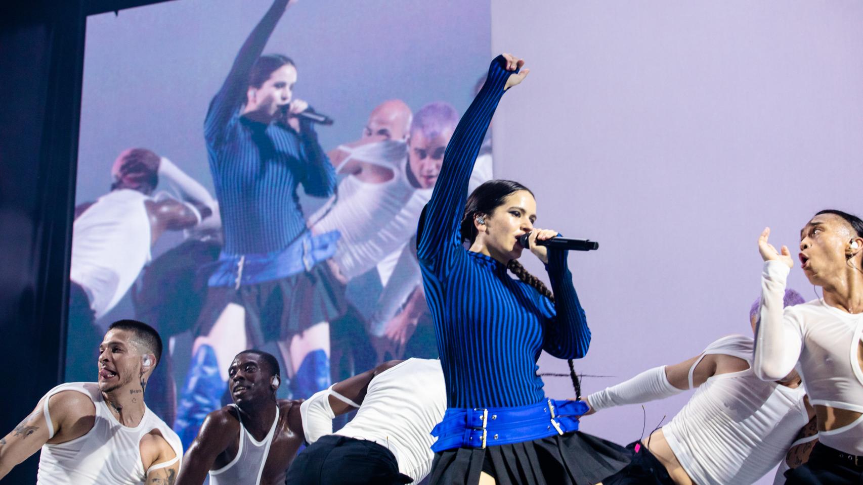 Rosalía en el inicio de su gira en Almería.