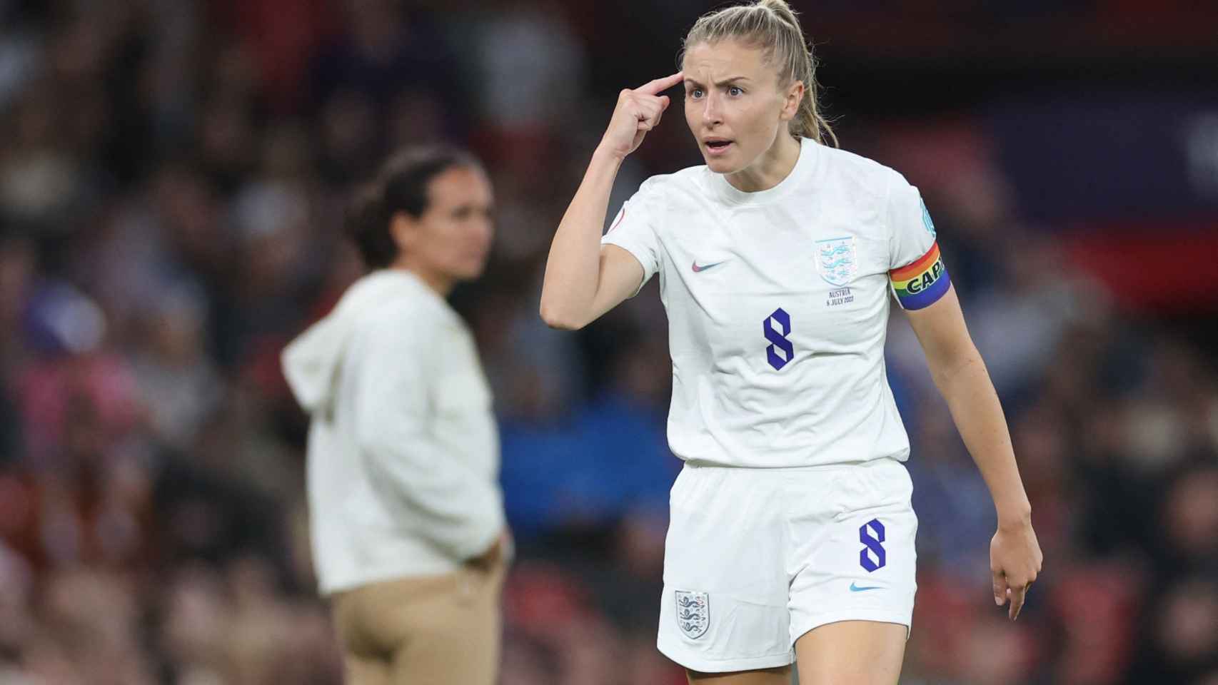 Leah Williamson, capitana de la selección inglesa de fútbol femenino