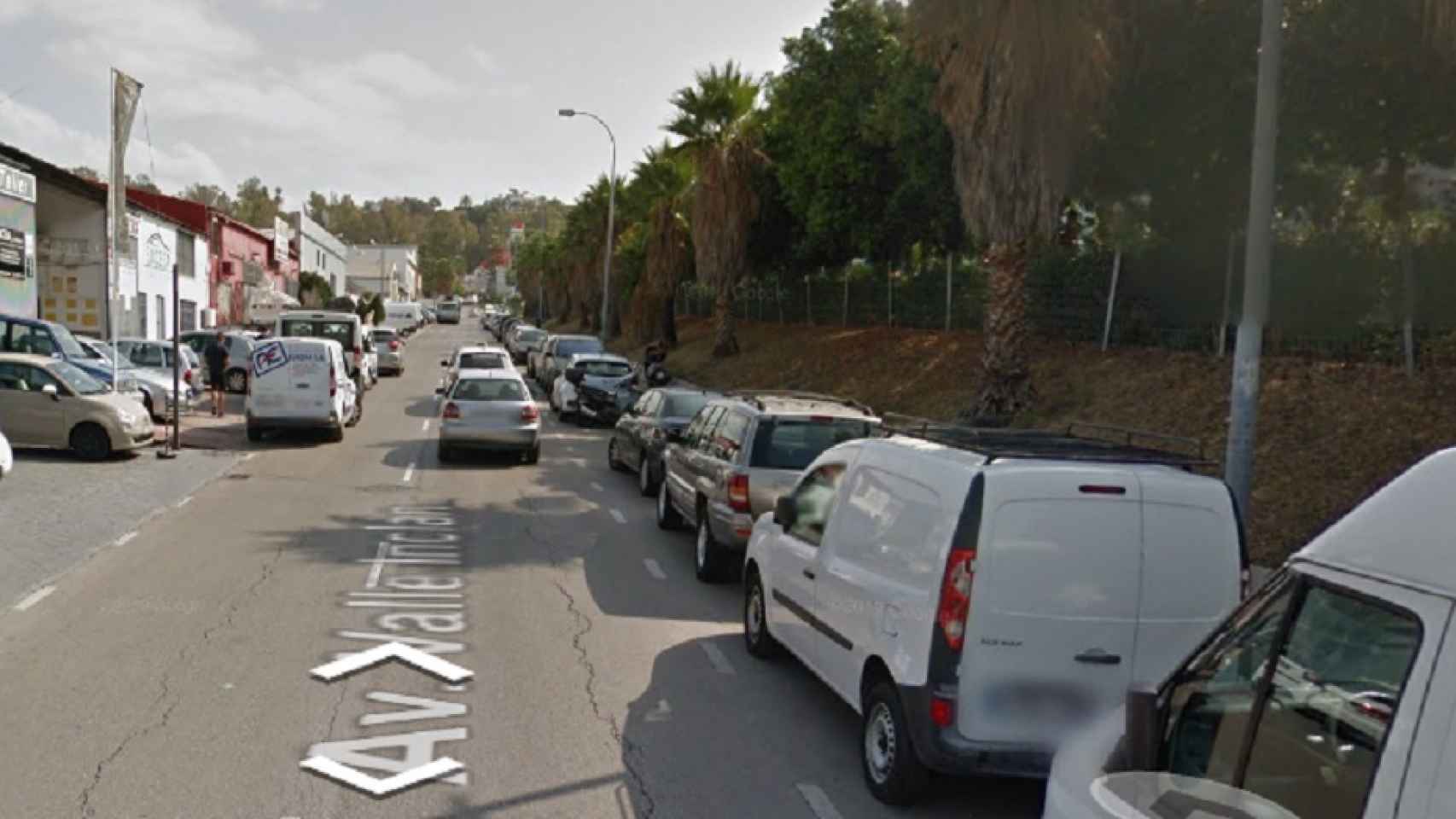 Avenida Valle Inclán, en Marbella.