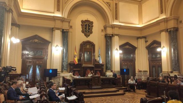 Pleno ordinario en el Ayuntamiento de A Coruña