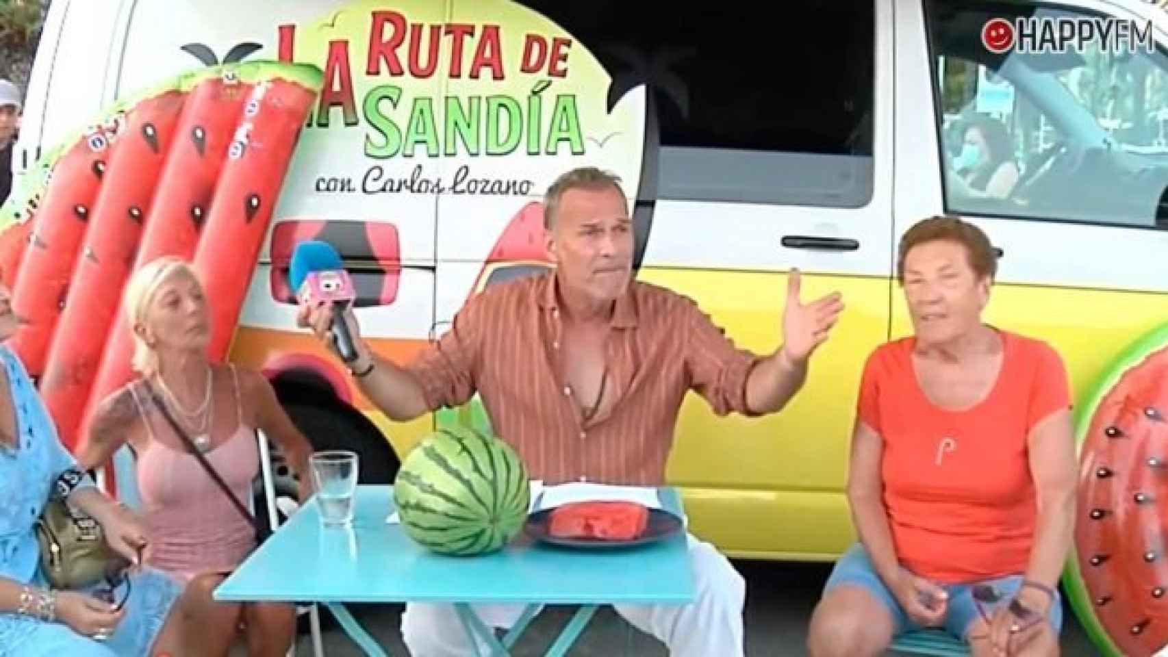 Carlos Lozano, presentador de Sálvame Sandía