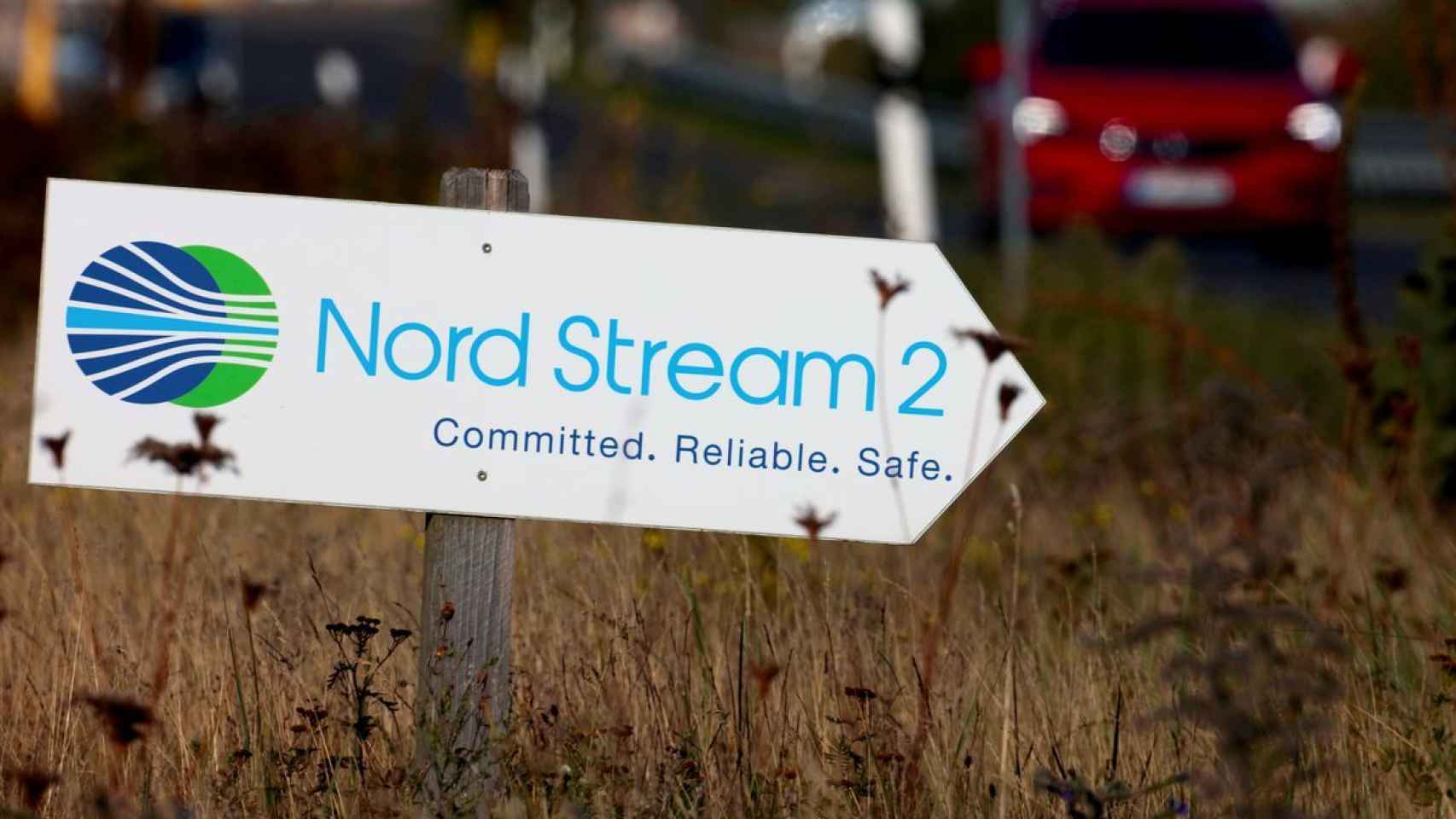 Señal del Nord Stream 2, el proyecto gasístico frustrado de Alemania y Rusia,