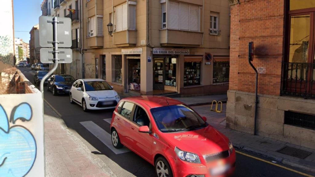 Imagen de la calle Martínez Villergas de Zamora.