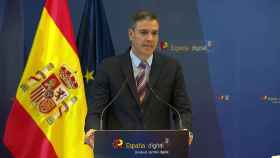 El presidente del Gobierno, Pedro Sánchez, durante la presentación de la agenda España Digital 2026.