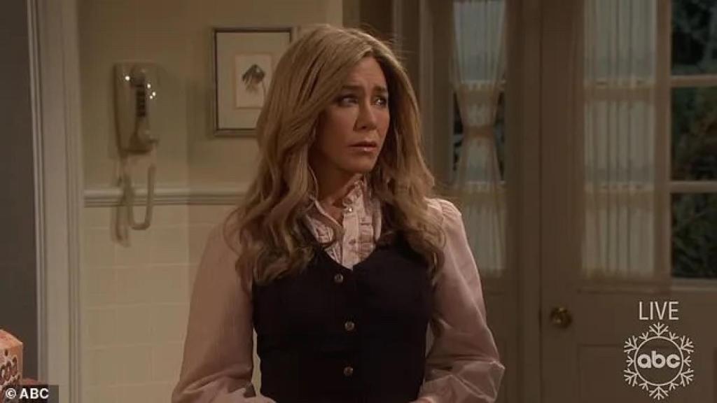 Jennifer Aniston en 'Live in Front a Studio Audience: The Facts of Life'