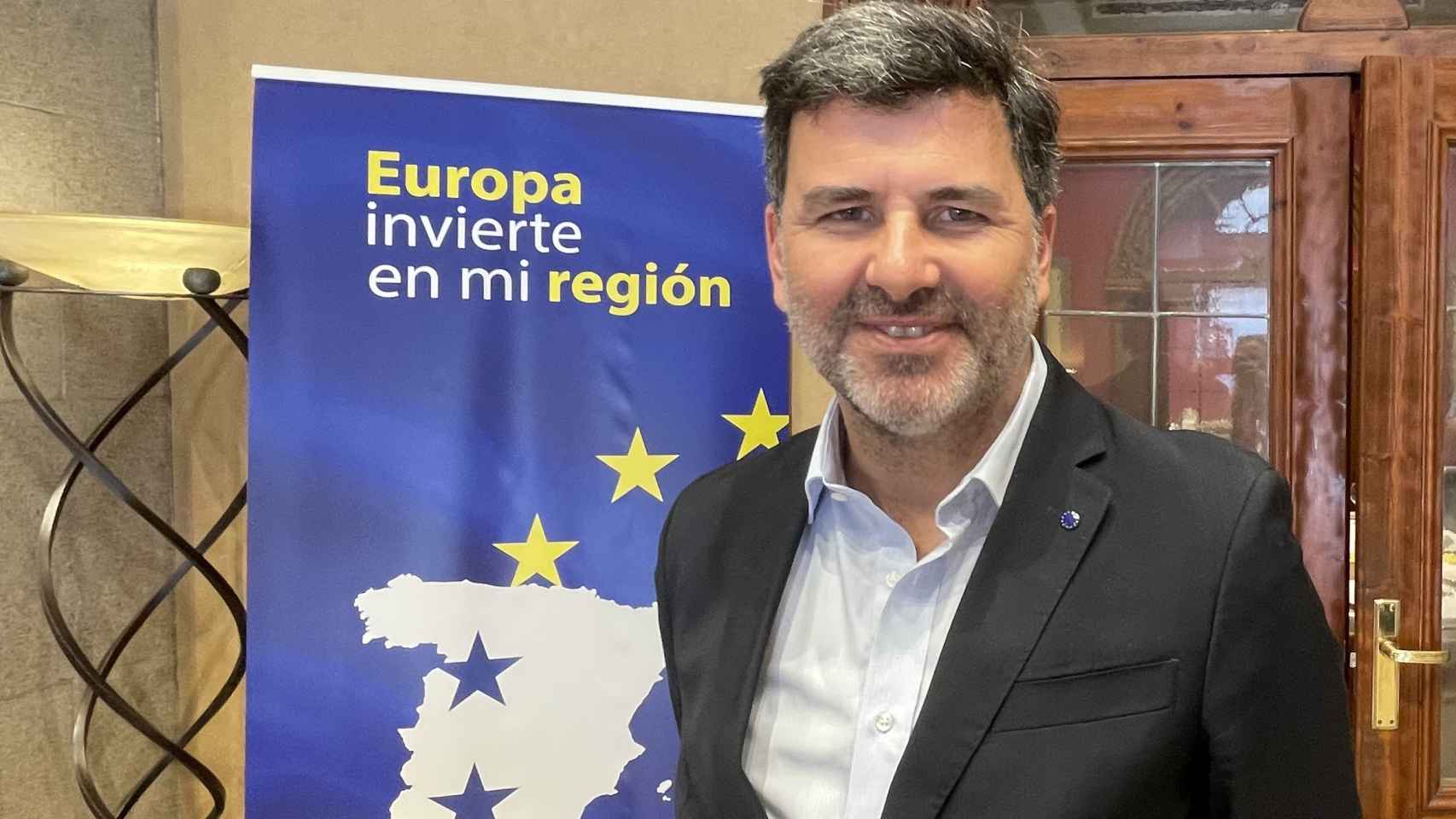 El eurodiputado socialista Nicolás González Casares en Vigo.