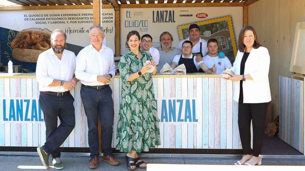 La caseta de Lanzal y El Quiosco Down Experience en el Vigo SeaFest.