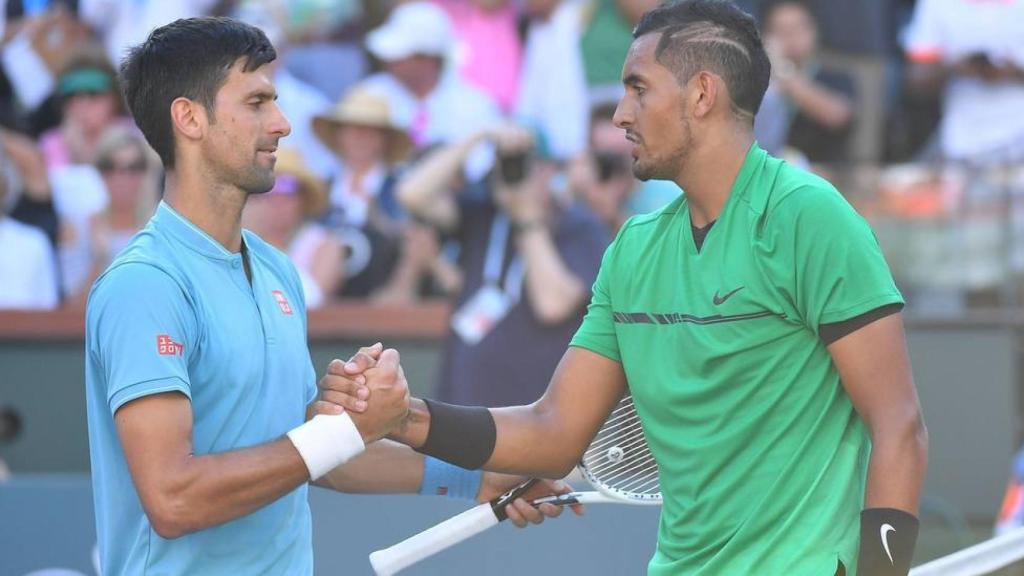 Djokovic y Kyrgios, en 2017