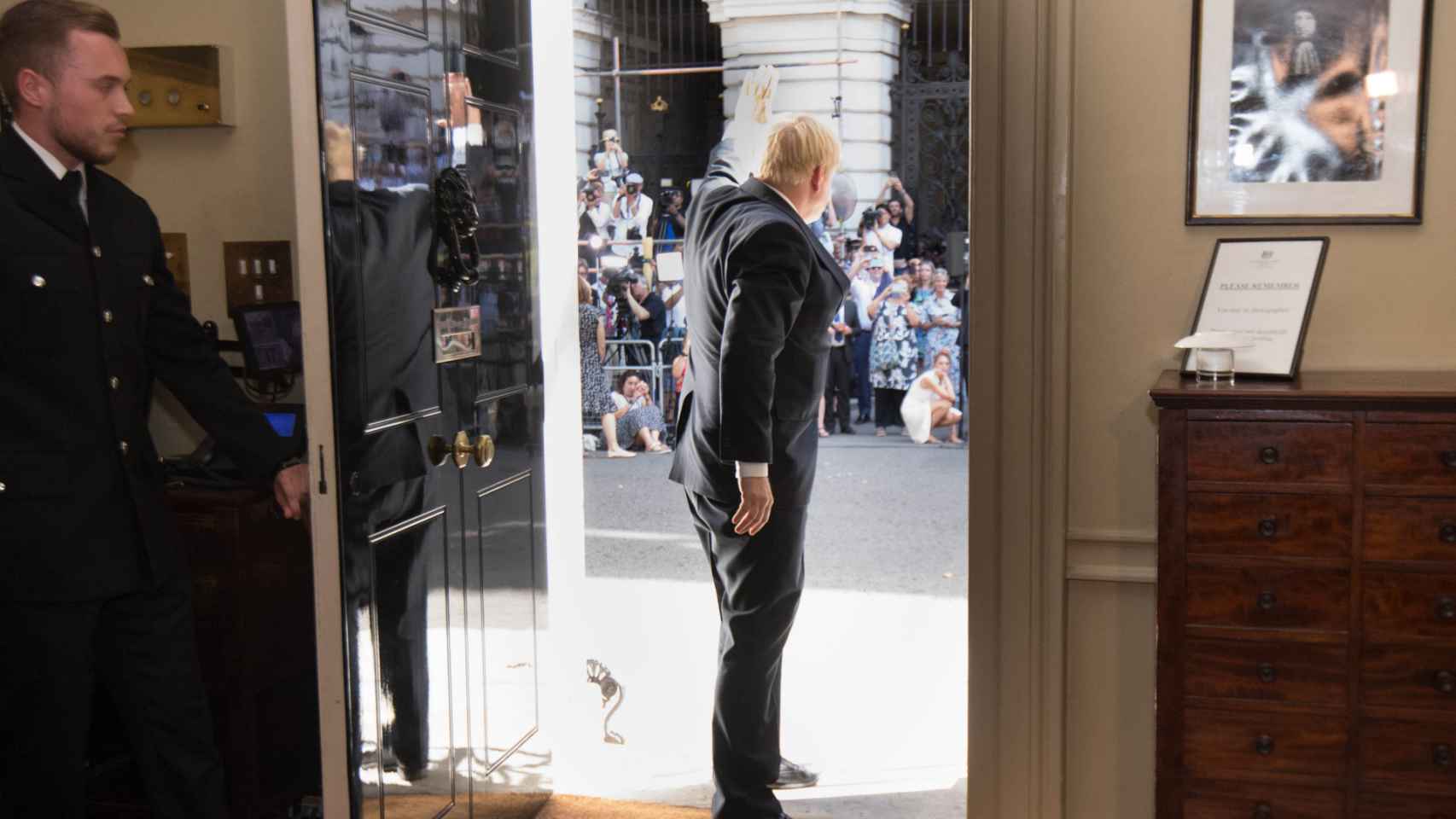Boris Johnson, el 24 de julio de 2019, día de su toma de posesión en el 10 de Downing Street.