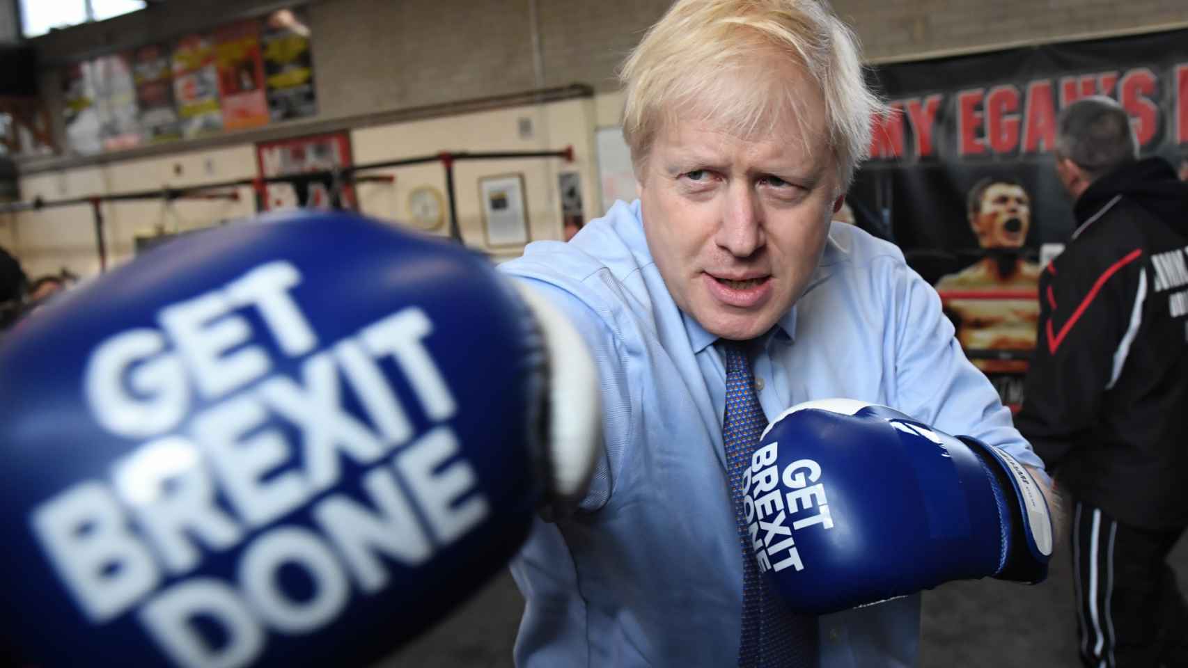 Boris Johnson durante su campaña a favor del Brexit.
