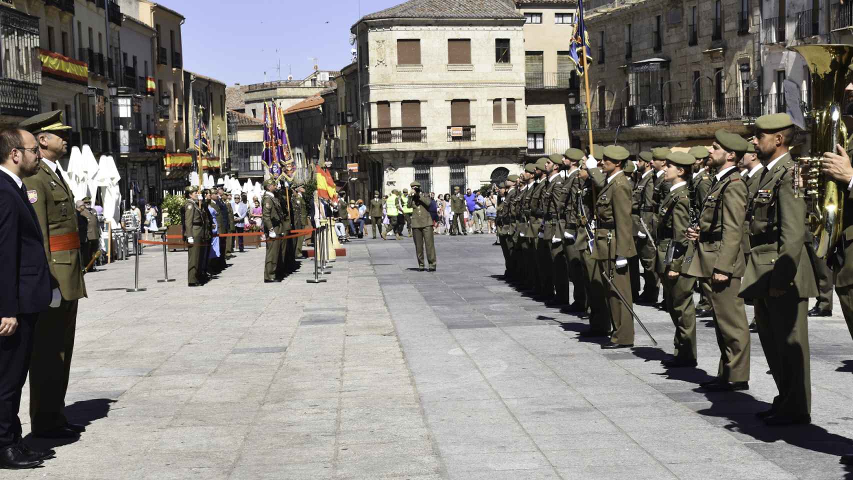 Imágenes del homenaje a Herrasti en la Semana Napoleónica de Ciudad Rodrigo