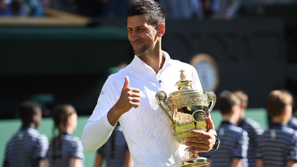 Djokovic, tras ganar Wimbledon.