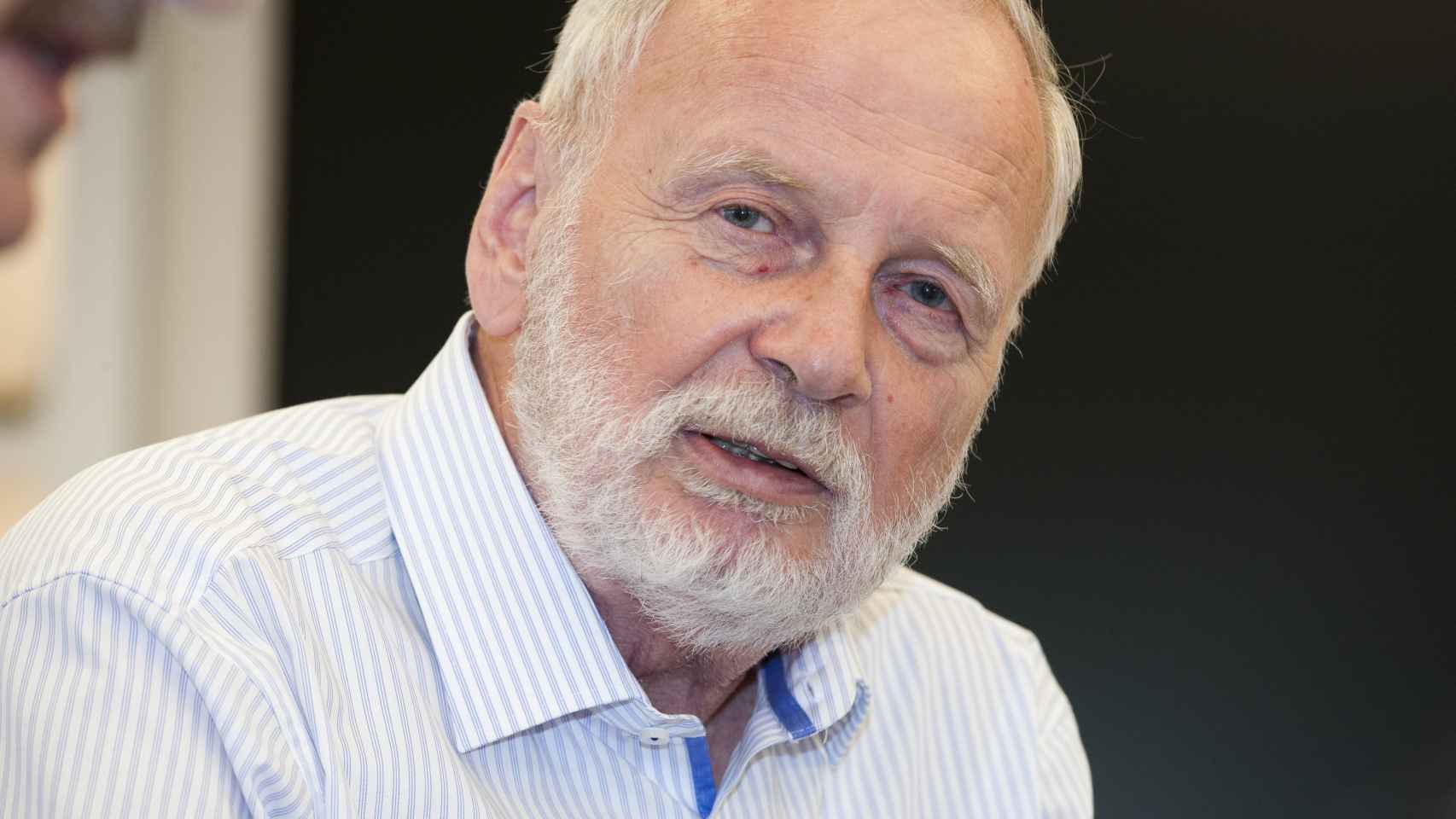Hartmut Michel, químico y premio Nobel de 1988. Foto: Fundación Ramón Areces.