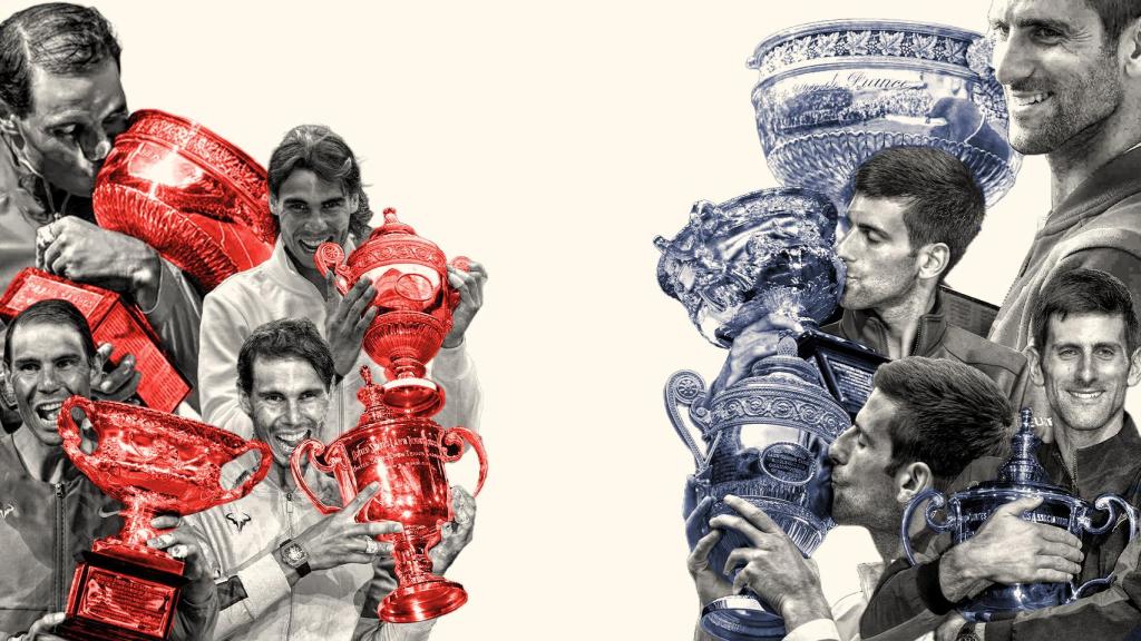 Rafael Nadal y Novak Djokovic y su batalla por los Grand Slam