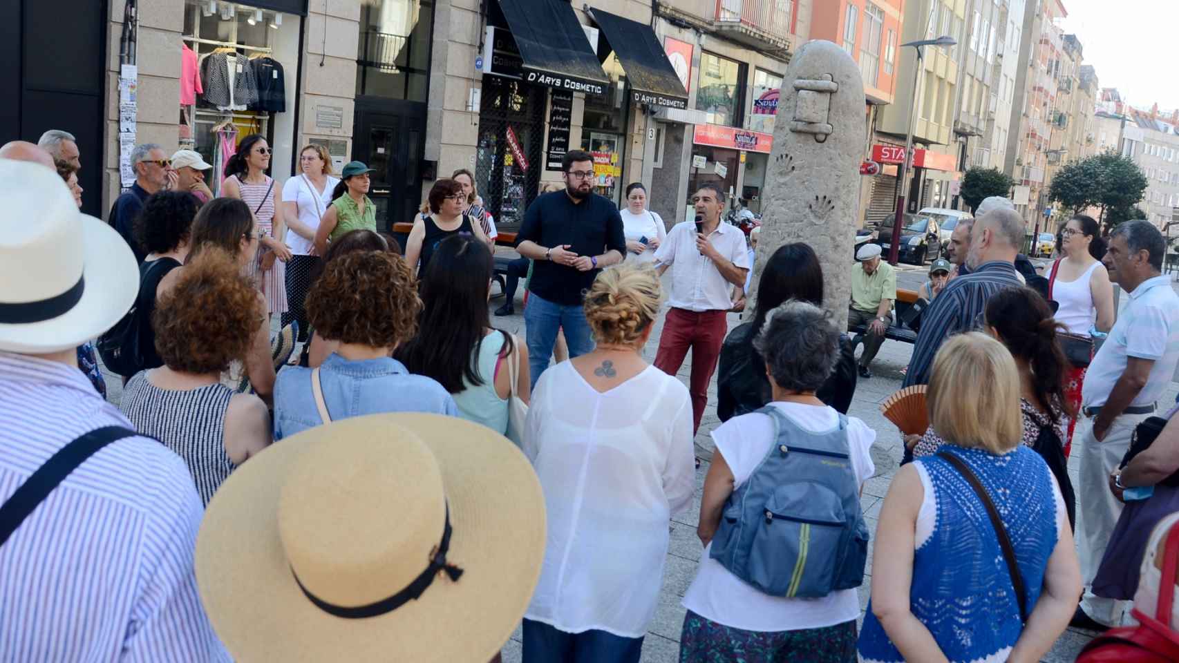 Acto en O Calvario del BNG de Vigo.